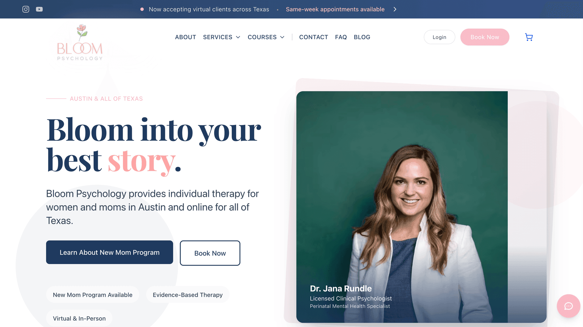 Bloom Psychology After